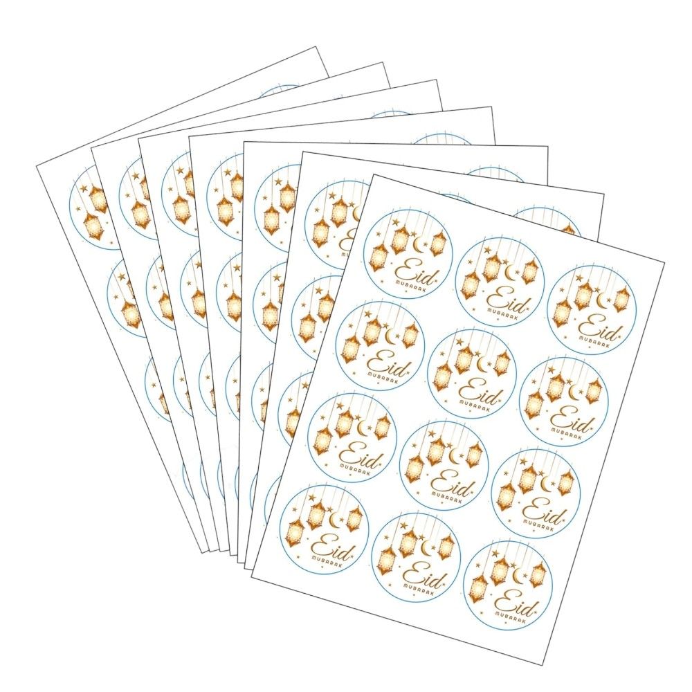 Highland - Eid Mubarak Stickers For Gift-Envelopes - 120pcs