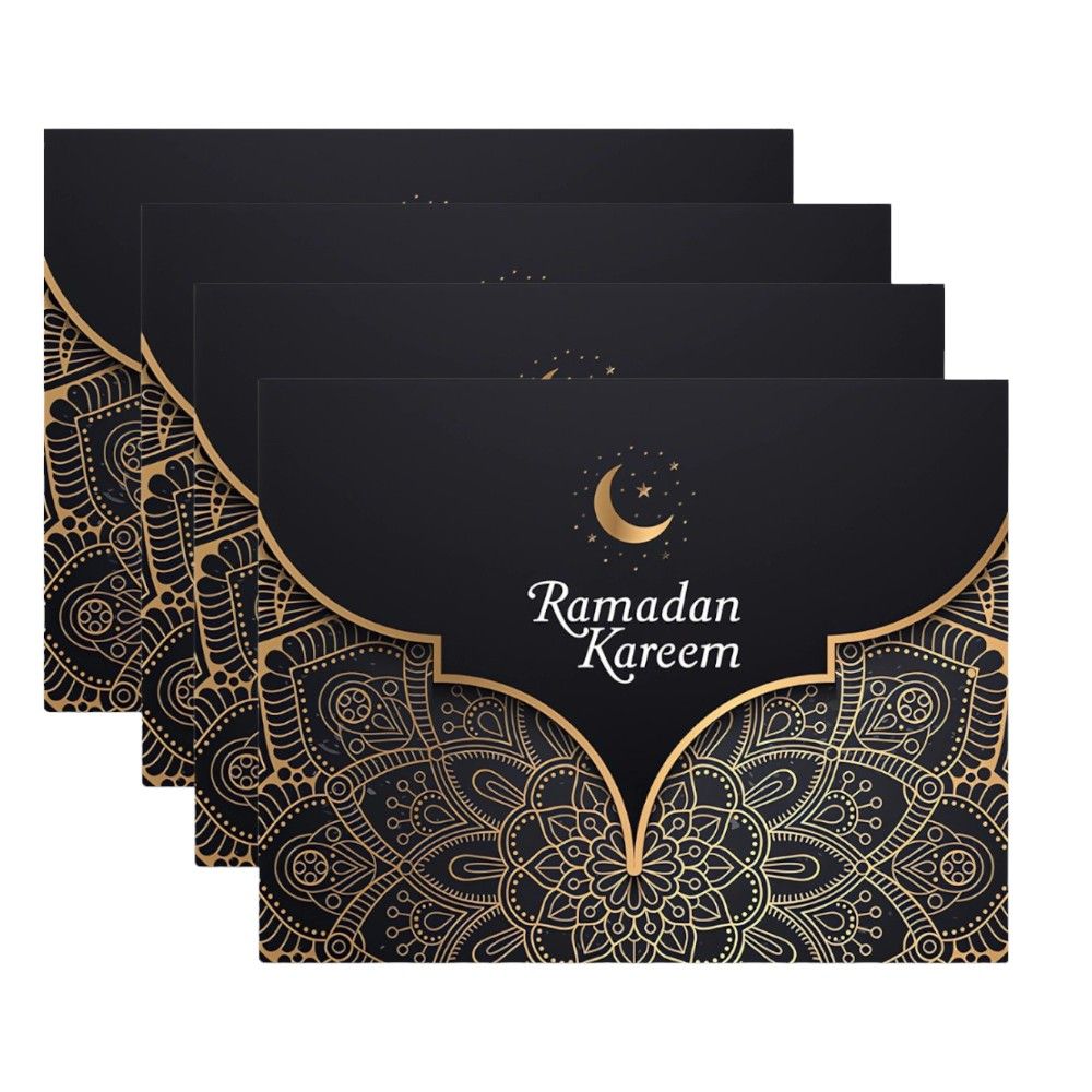 Highland - Ramadan Kareem Placemats 6pcs - Black & Gold