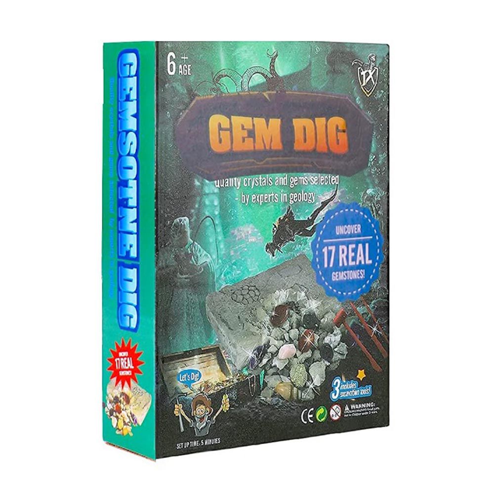 UKR - Gem Dig Gemstones Kit - 17pcs