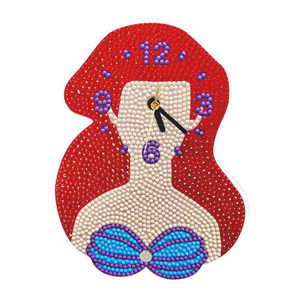 UKR - DIY Diamond Painting Clock - Mermaid