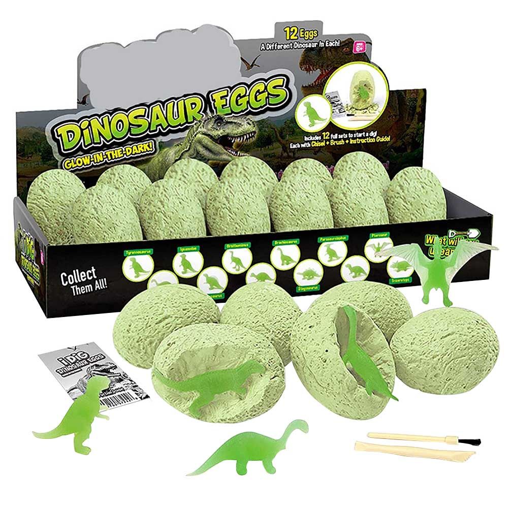 UKR - I Dig Dinosaur Eggs Kit - 12pcs