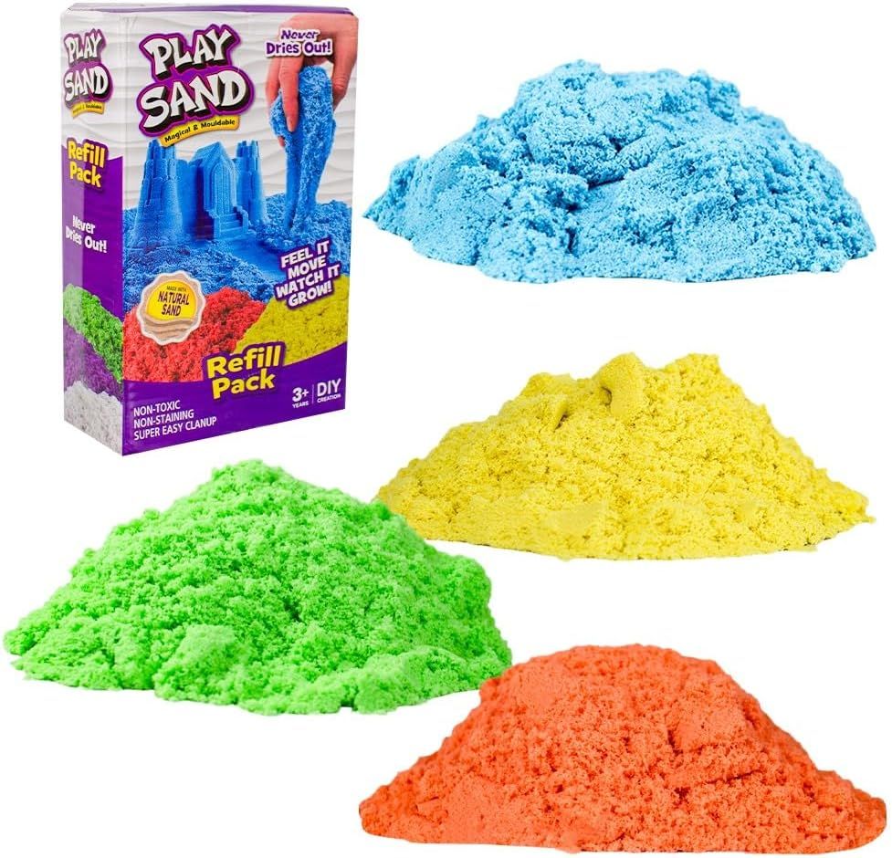 UKR - Magical & Moldable Play Sand  Refill Pack - 4 Colors