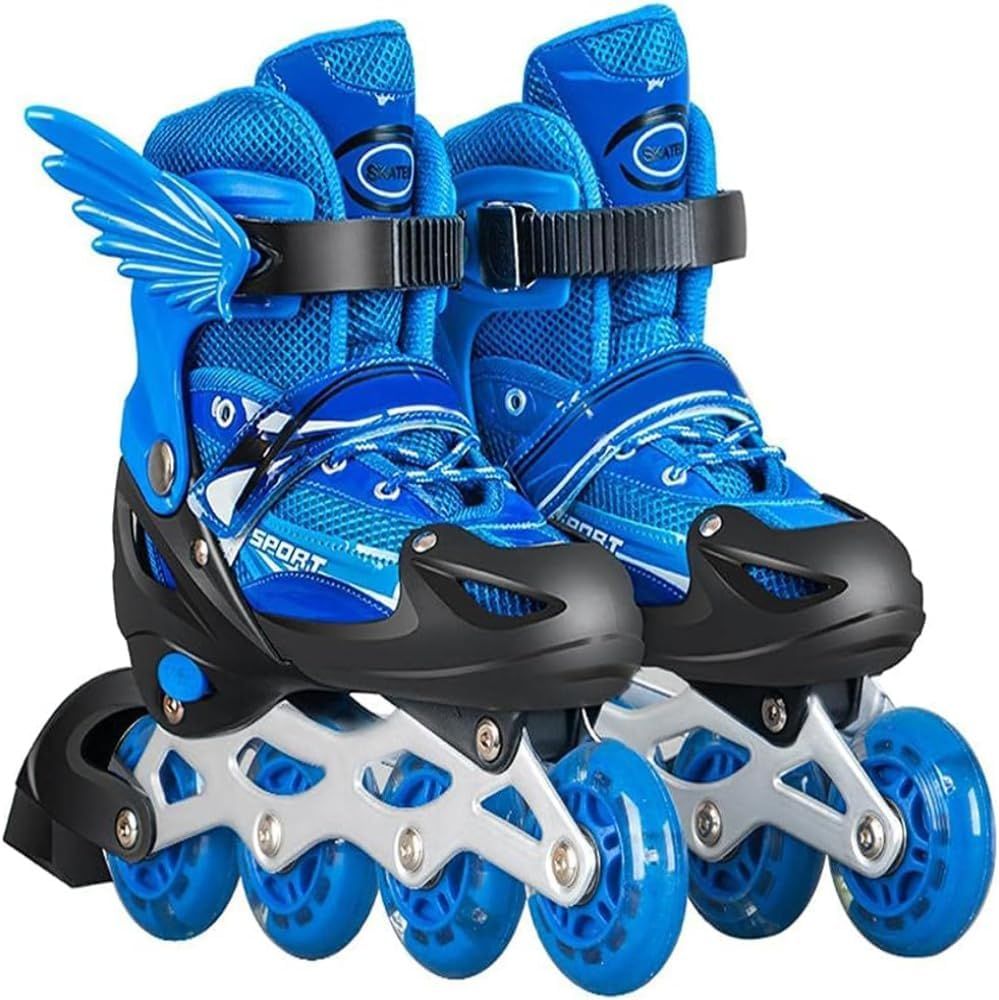 UKR - Rollerblades Skating Shoes With LED Wheels - Medium - Blue