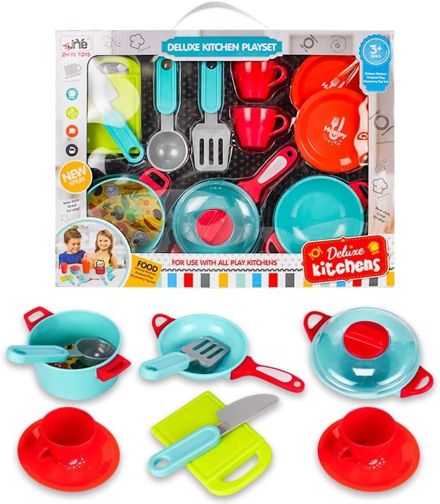 UKR - Deluxe Kitchen Playset - 16 Pcs