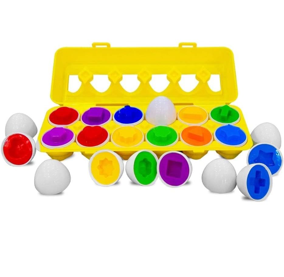 Ukr - Interactive Learning Shapes Matching Egg Toy