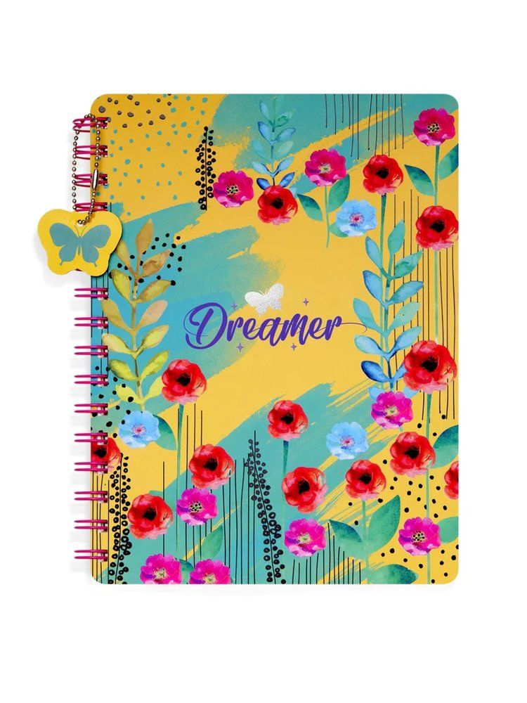 Doodle - Flower Fun Wiro Notebook - B5