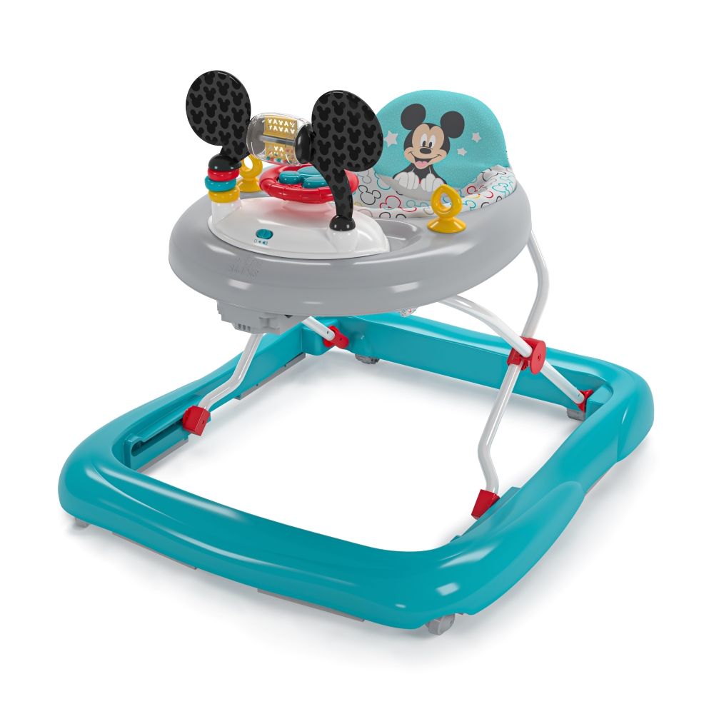 Bright Starts - Mickey Mouse Tiny Trek - Original Bestie 2-In-1 Baby Walker