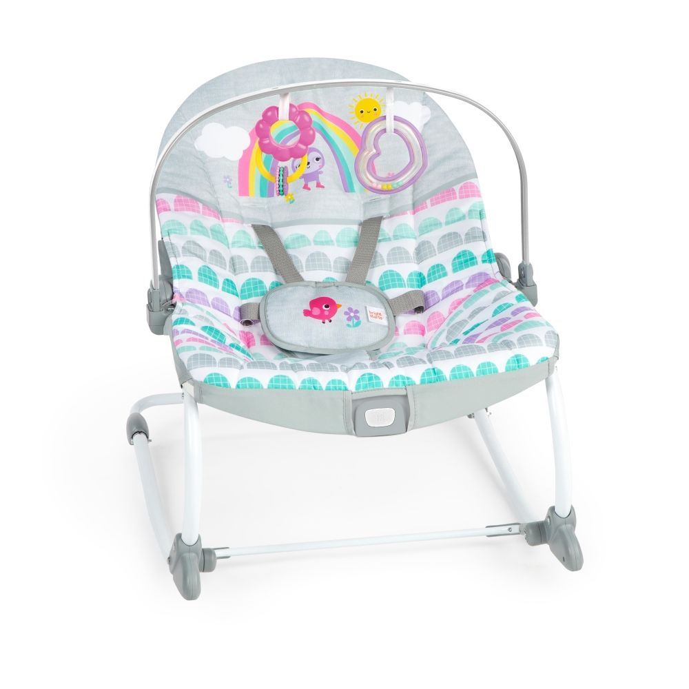 Bright Starts - Rosy Rainbow Infant To Toddler Rocker