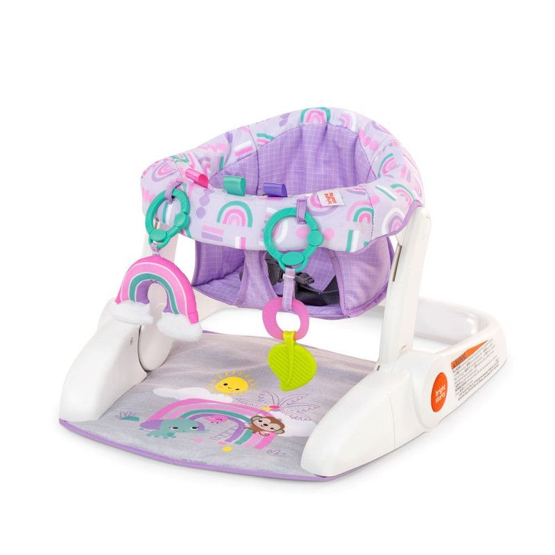 Bright Starts - Learn-to-Sit 2-Position Floor Seat - Purple Paradise