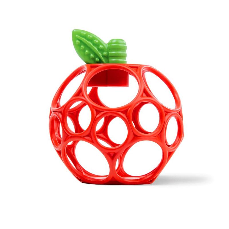 Bright Starts - Oball Easy Grasp Apple Teether Toy - Red