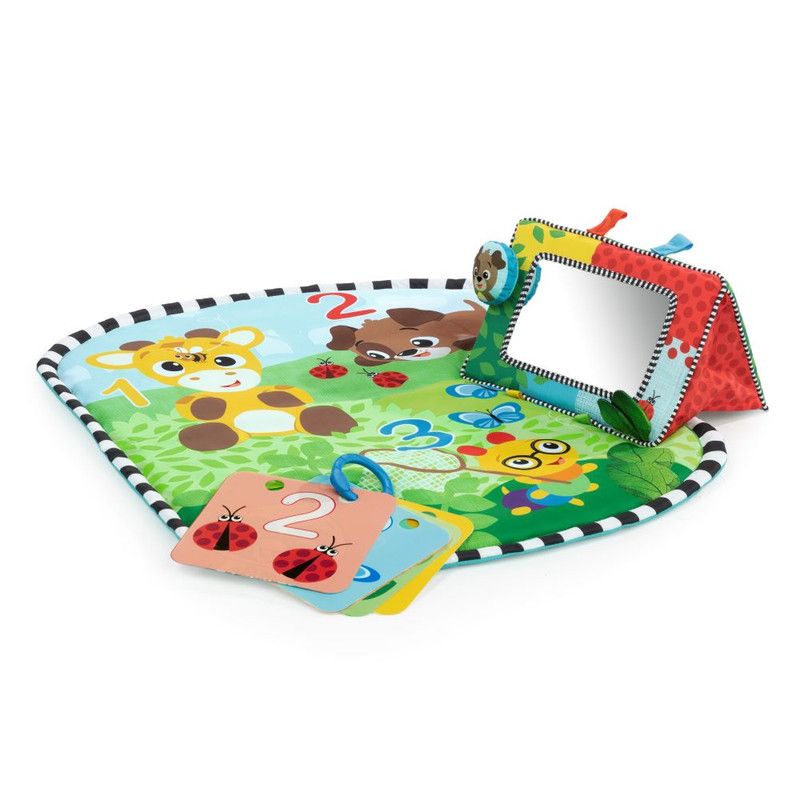 Baby Einstein - Tummy Time Mat And Mirror Set - Discovery Garden