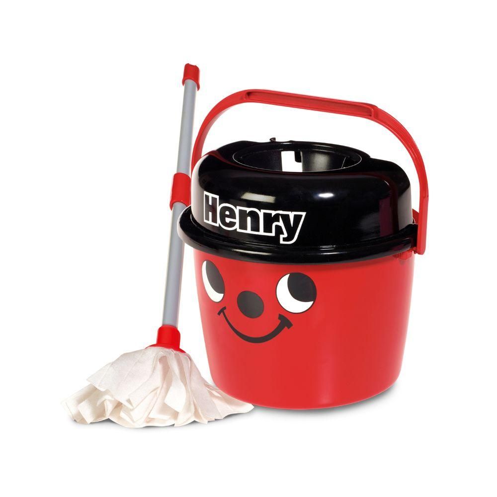 Casdon - Henry Mop And Bucket Toy Set