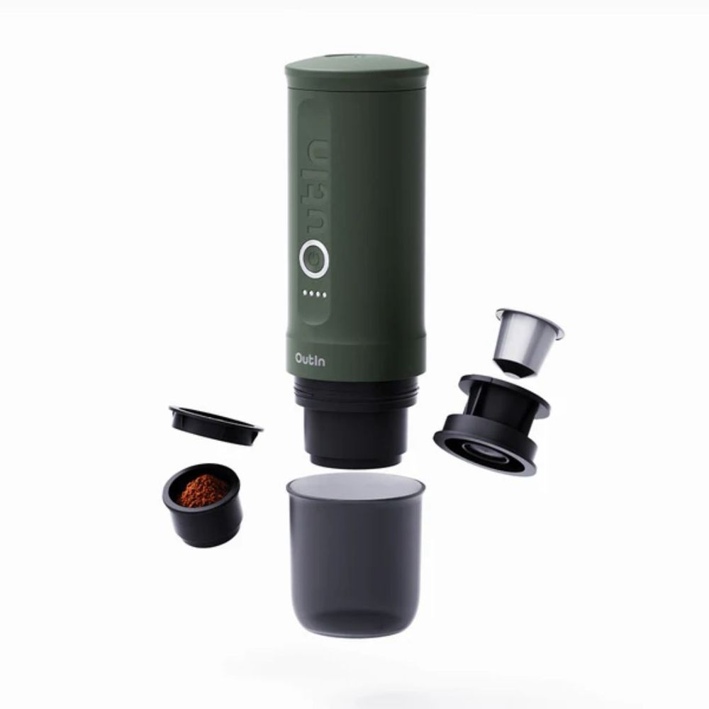 Outin - Nano Portable Espresso Machine - Forest Green