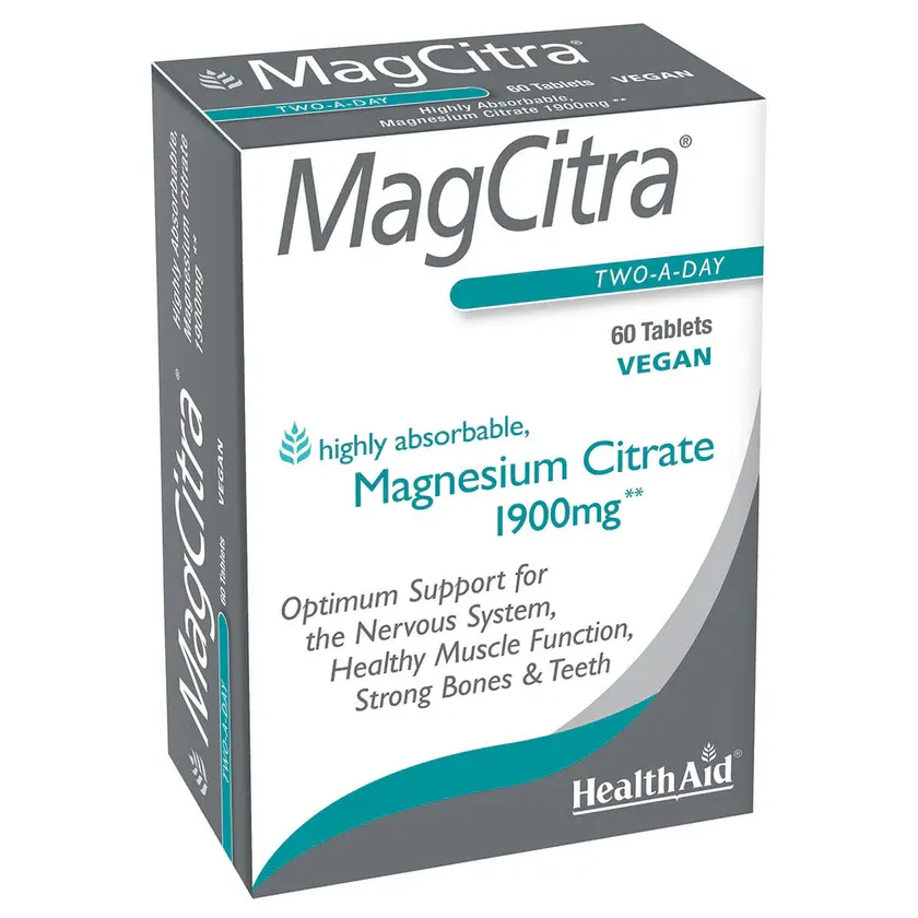 Healthaid - Magcitra Tablets Pack - 60pcs - 1900mg