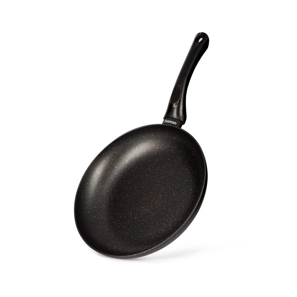 Fissman - Fiore Series Aluminum Fry Pan - Black - 24cm