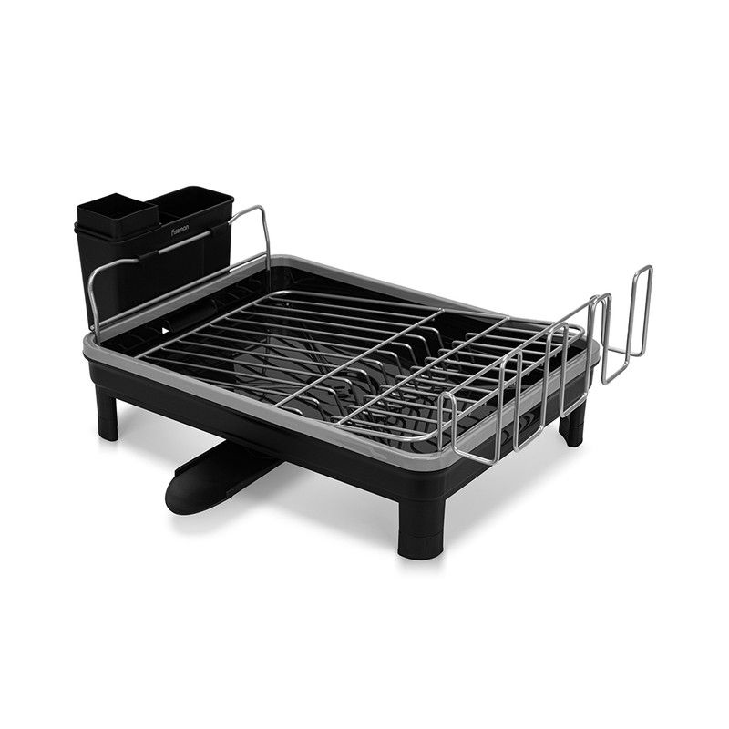 Fissman - Stainless Steel Dishes Drainboard Drying Stand - Black