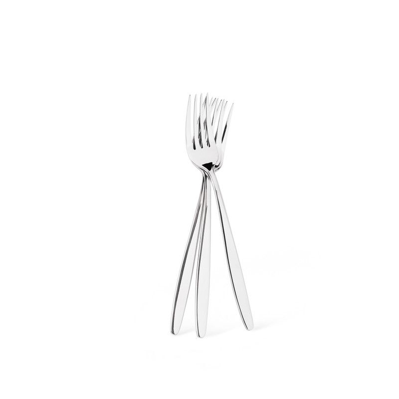 Fissman - Trento Series 18/10 Stainless Steel Dinner Fork Set - 3 Pcs - 20cm