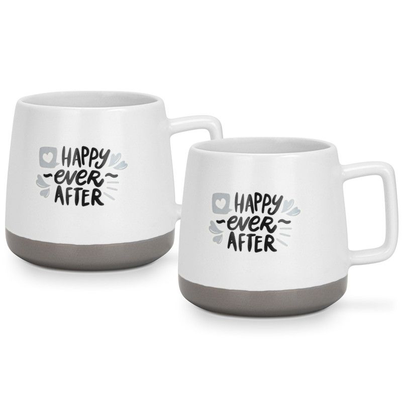 Fissman - Happy Ever After Coffee Mug Set - 400 ml - Pack of 2