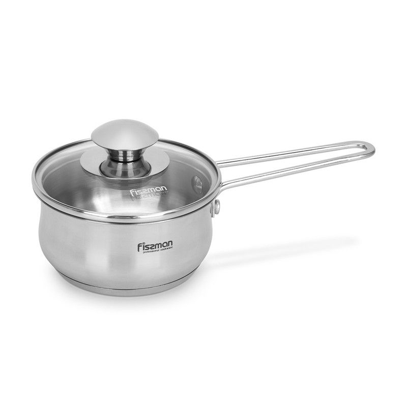 Fissman - Gulliver Series Saucepan With Glass Lid - 600ml