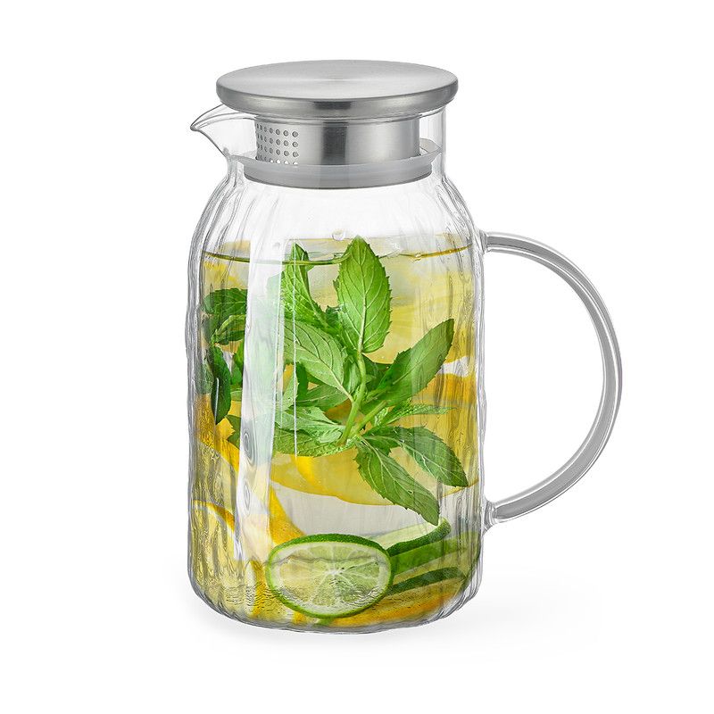 Fissman - Borosilicate Glass Jug With Filter - 1500 ml