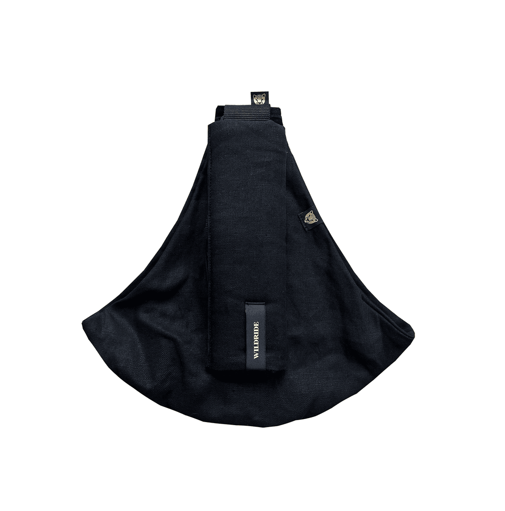 Wildride - Linen Baby Carrier - Black