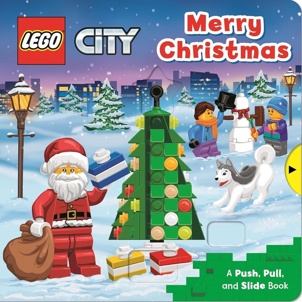 Lego City - Merry Christmas Push Pull Slide Book