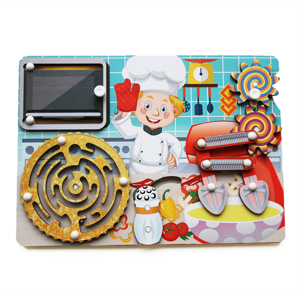 Fofa - Wooden Educational Busyboard Toy - Bakers