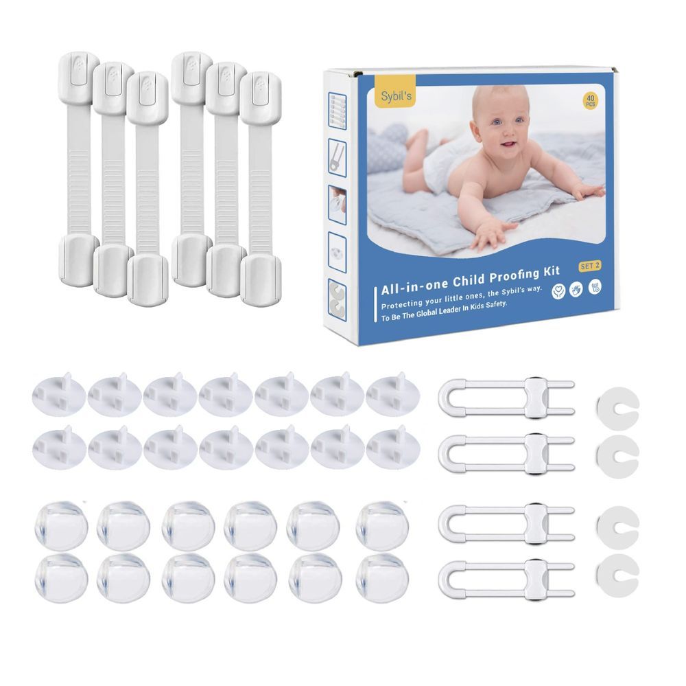 Sybil's - All-in-One Childproofing Kit - 40pcs