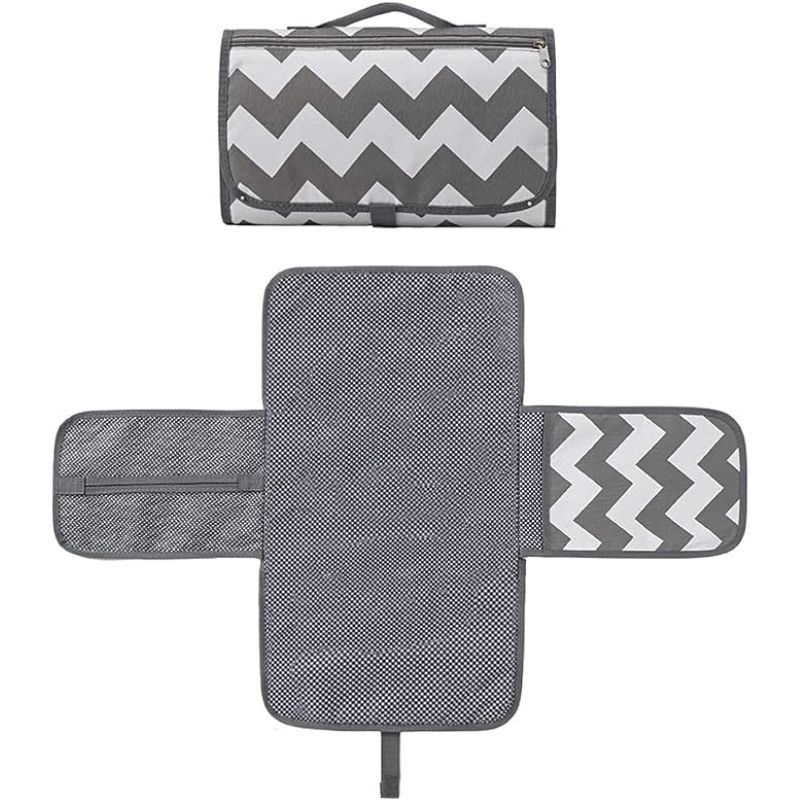 Sybil's - Portable Waterproof Diaper Changing Pad - Grey - 90x60 cm