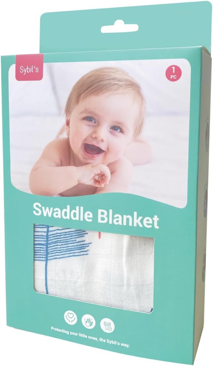 Sybil's - Baby Swaddle Blanket - Style May Vary - 1 Pc