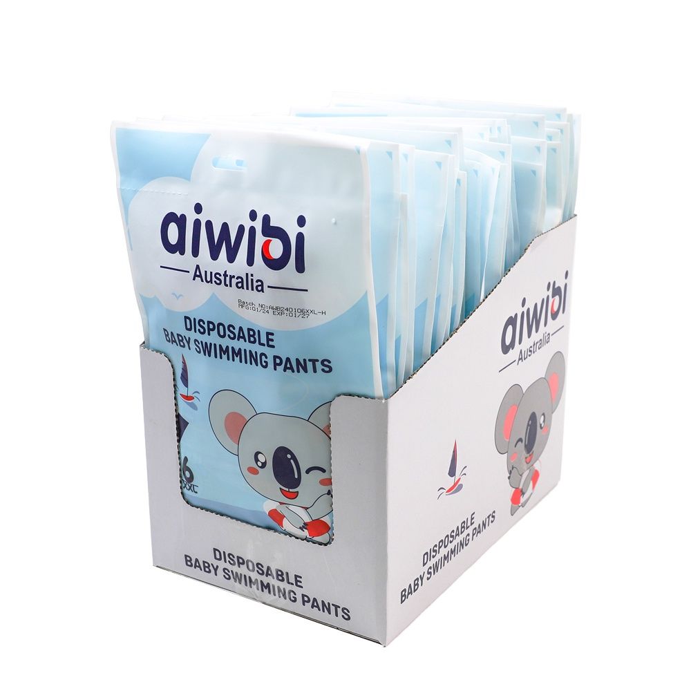 Aiwibi - Disposable Baby Swim Pants - Size 5 XL - 12-17 kg - 30 Pcs