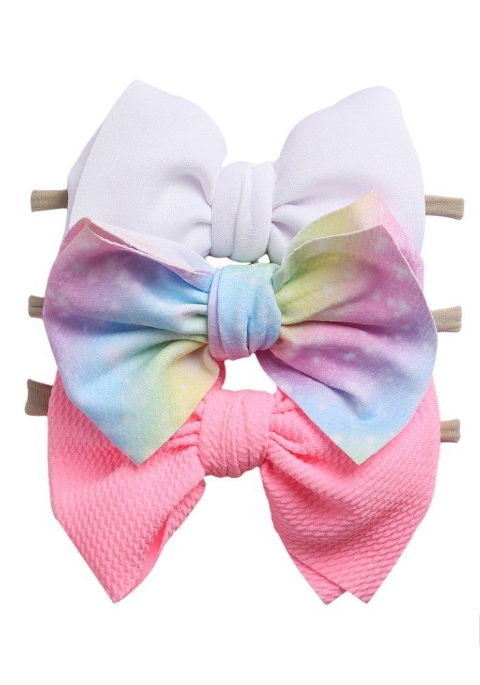 Bambimici - Dalia Assorted Ribbon Bow Headband For Babies - Unicorn