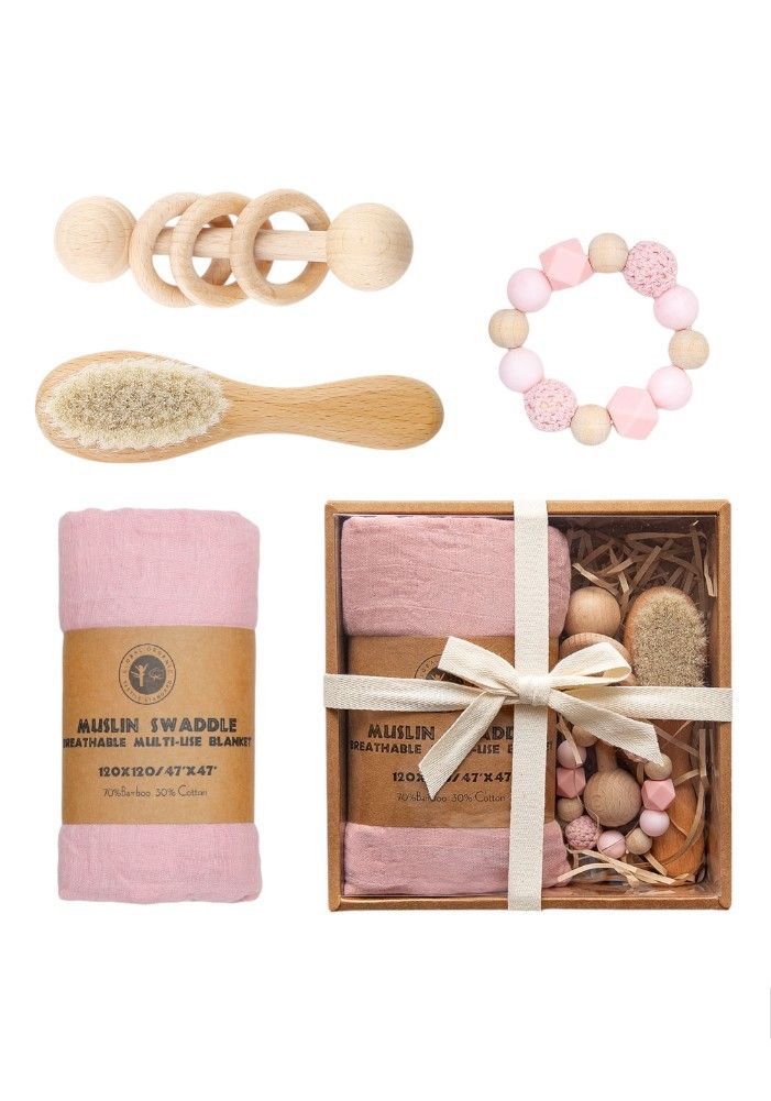 Bambimici - Multi Use Gift Box - Pink - 4 Pcs