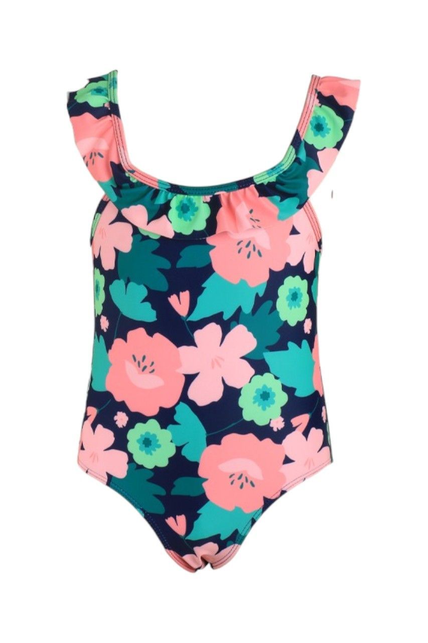 D' Daniela - Vibrant Bloom Splash Swimwear - Multicolor