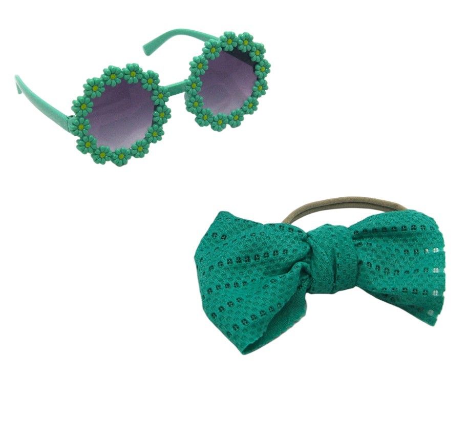 D' Daniela - Zairah Glasses & Headband Set - Dark Green