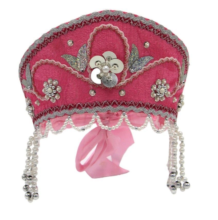 D' Daniela - Women's Traditional Headdress Kokoshnik - Hot Pink