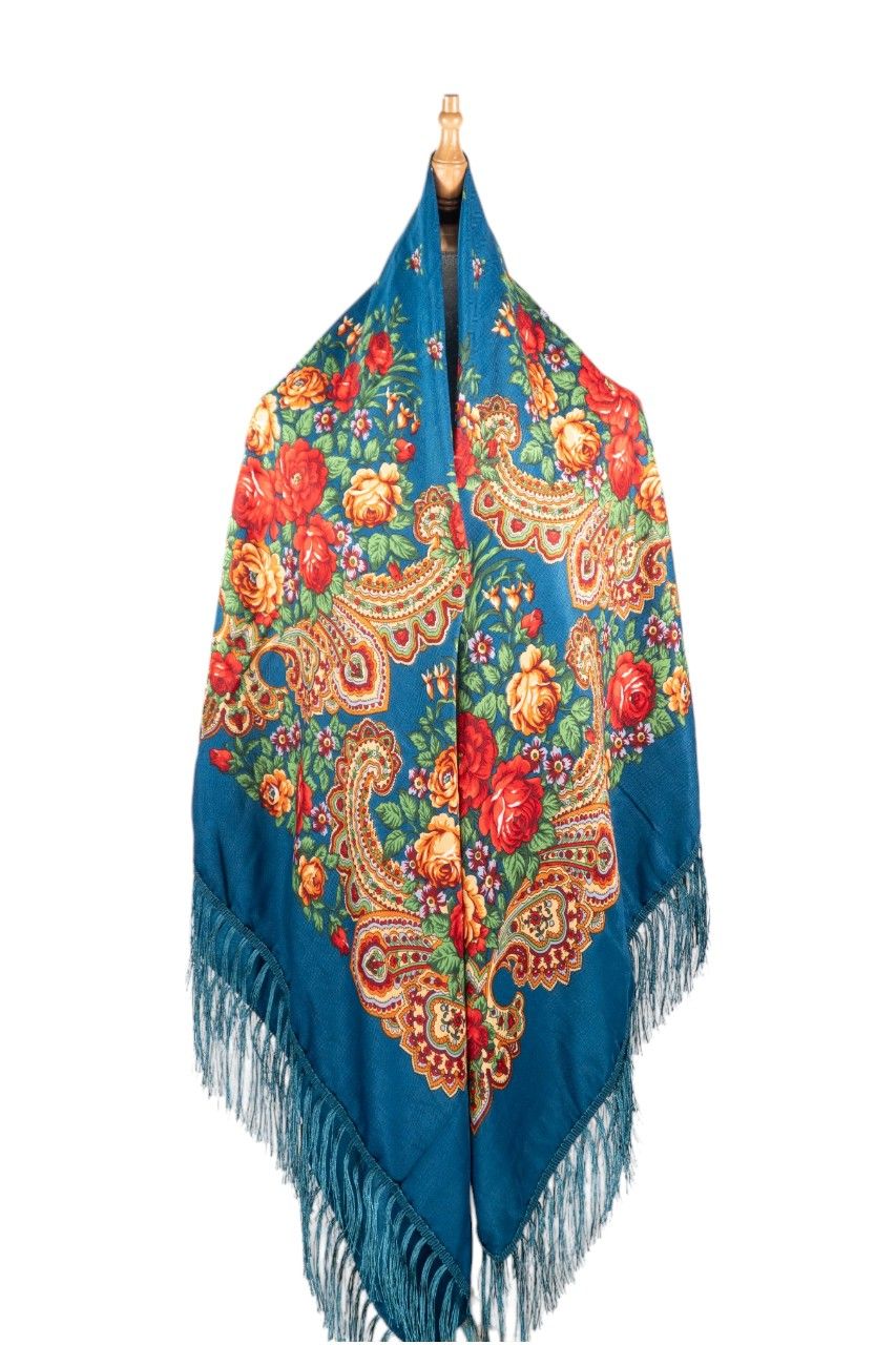 D' Daniela - Ira Women's Traditional Print Shawl