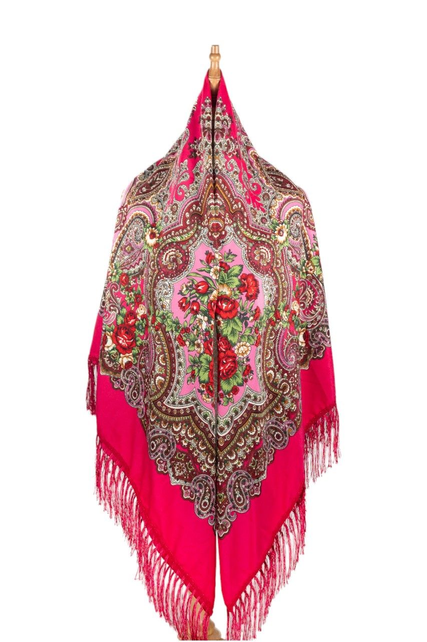 D' Daniela - Nina Women's Traditional Print Shawl