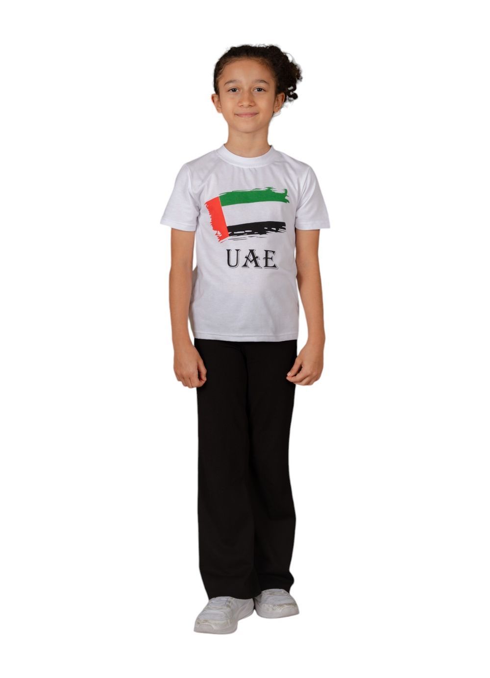 D' Daniela - Girls UAE National Flag T- Shirt