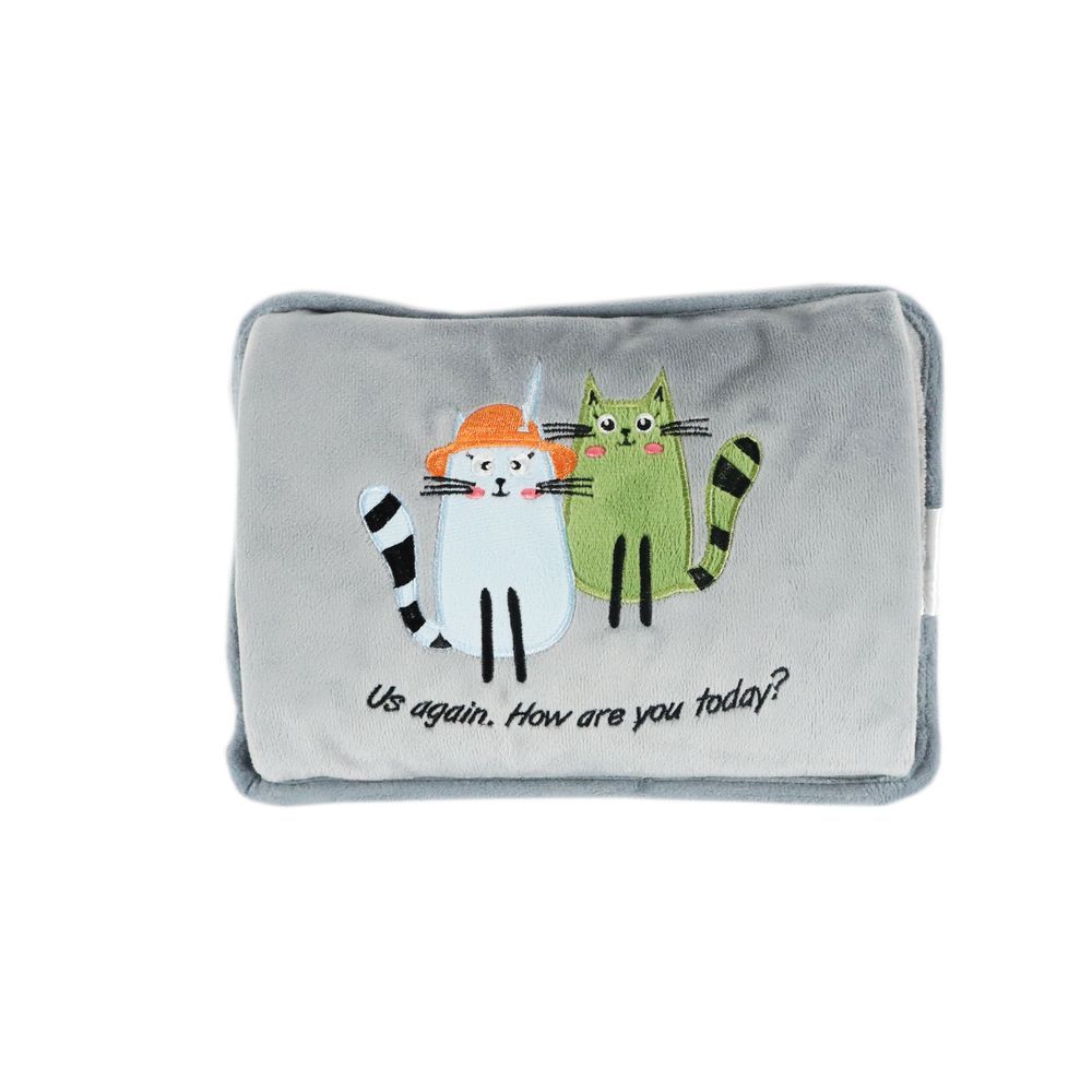 Biggdesign - Electric Rechargeable Hot Water Bag - Greeting Cat