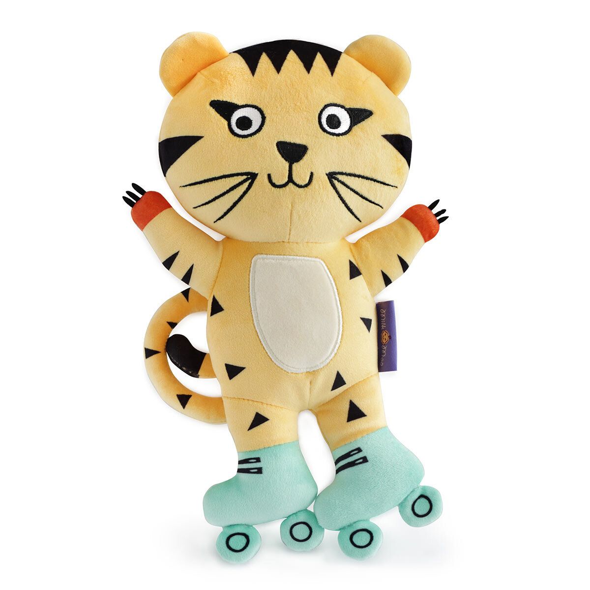 Milk&Moo - Skater Cheetah Plush Toy - 29 cm