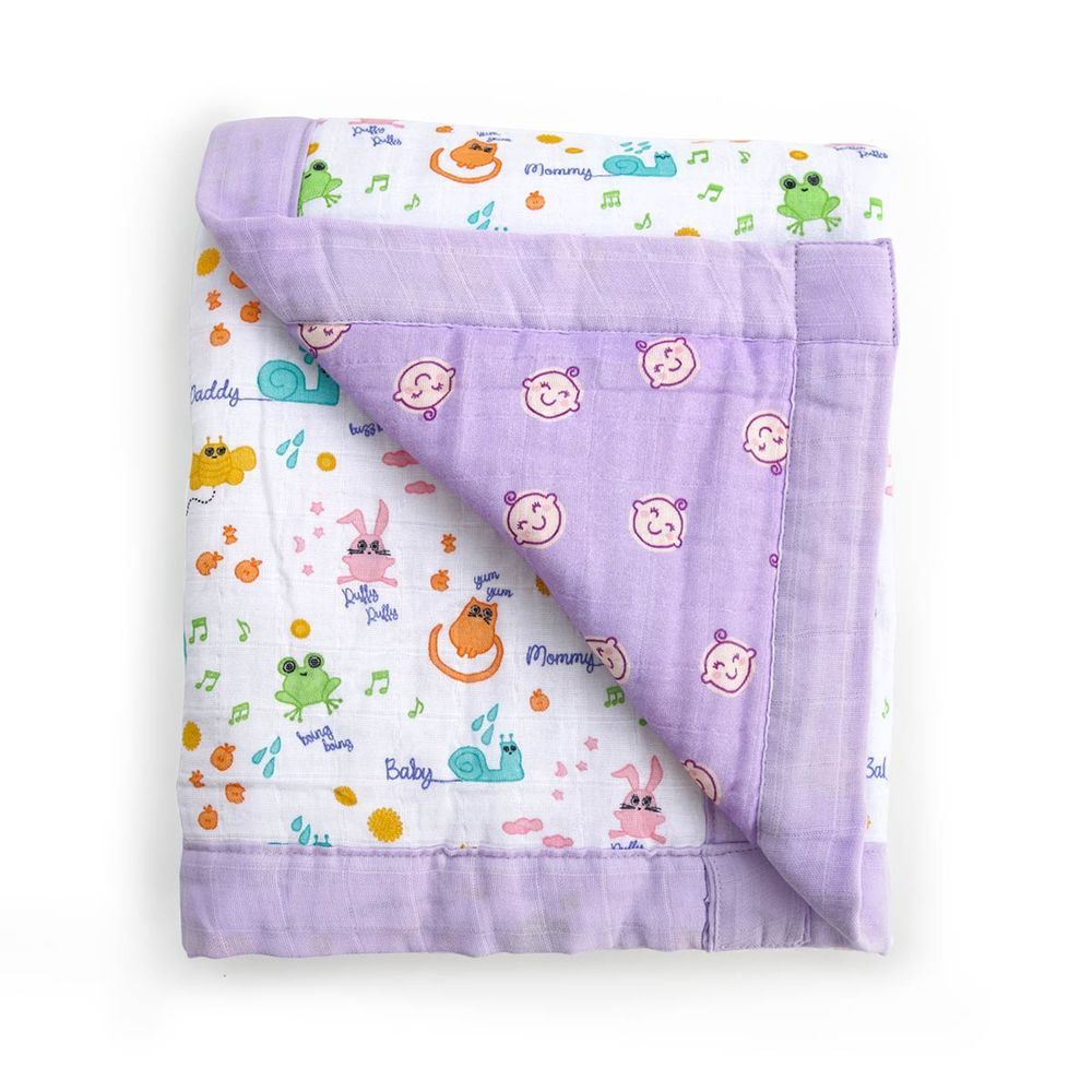 Milk&Moo - Friends Baby Muslin Fibre Filled Swaddle Blanket