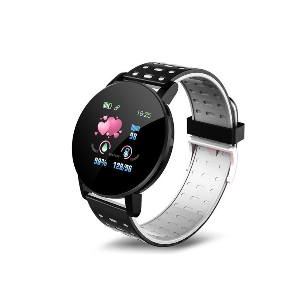 Moodix - Smartwatch - Black/Grey - 1.3-Inch