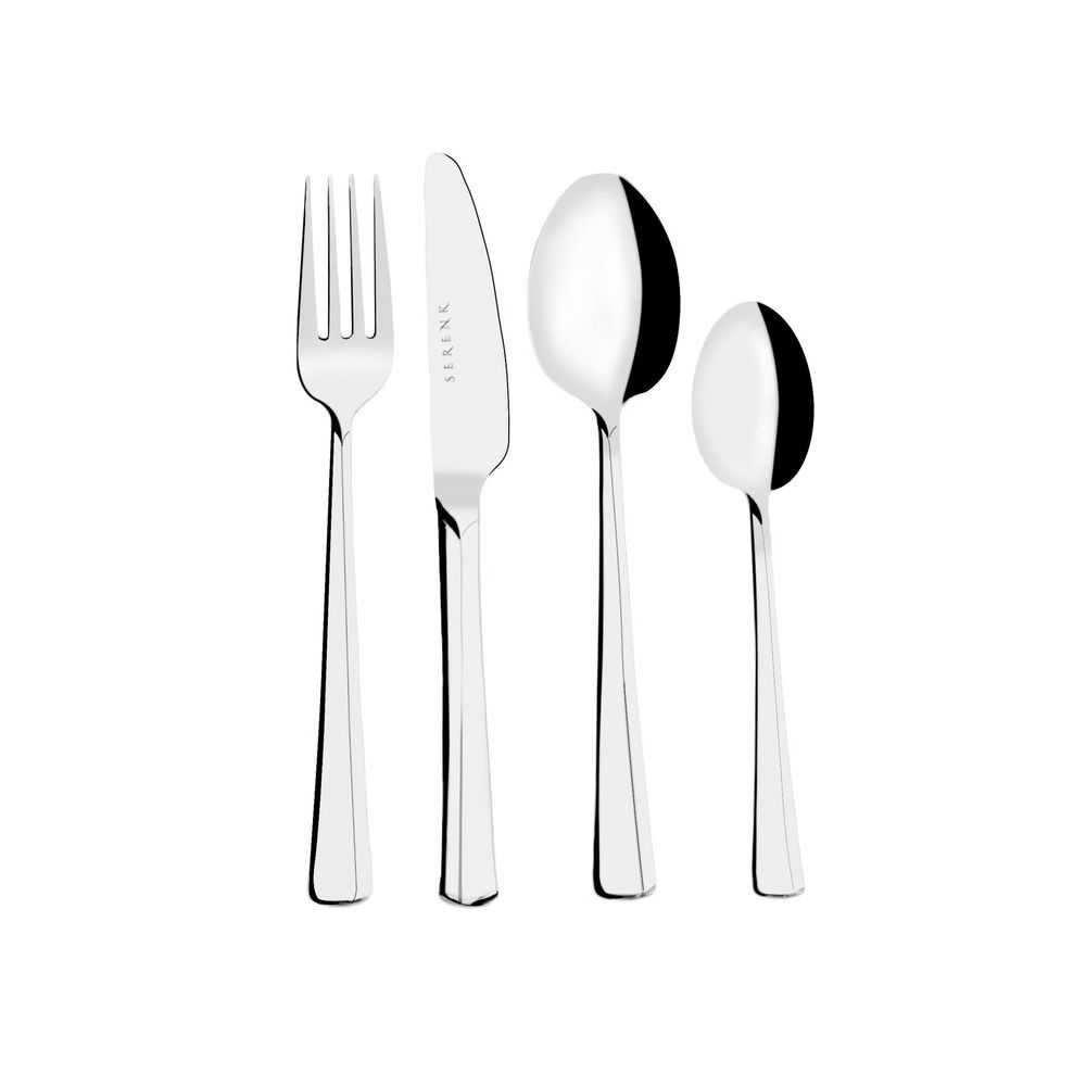 Serenk - Paris Stainless Steel Cutlery Set -  6pcs Each - 24pcs