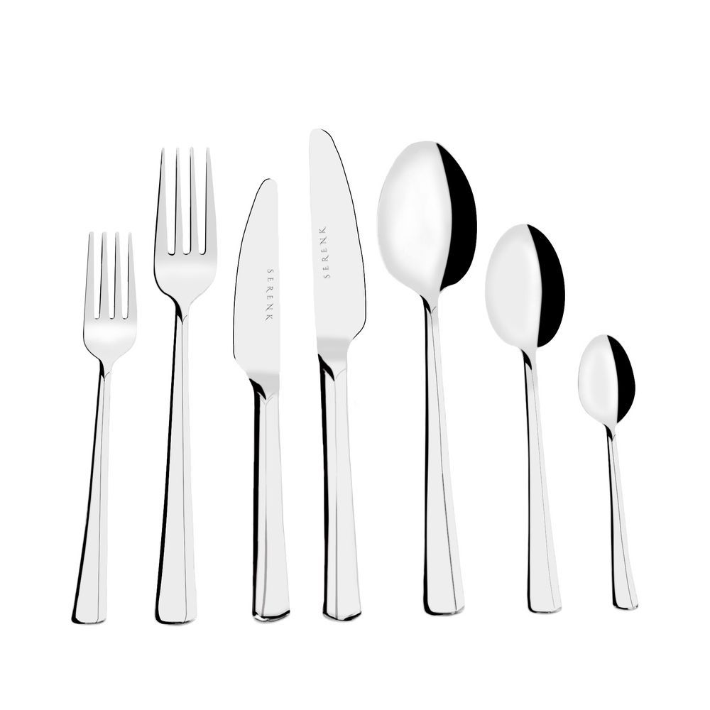 Serenk - Paris Stainless Steel Cutlery Set - 6pcs Each - 42pcs