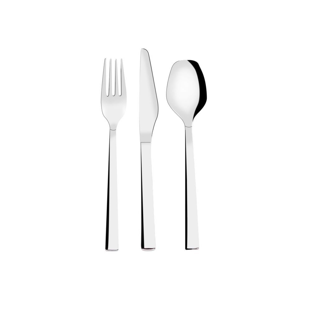 Serenk - New York Stainless Steel Cutlery Set - 6pcs Each - 18pcs