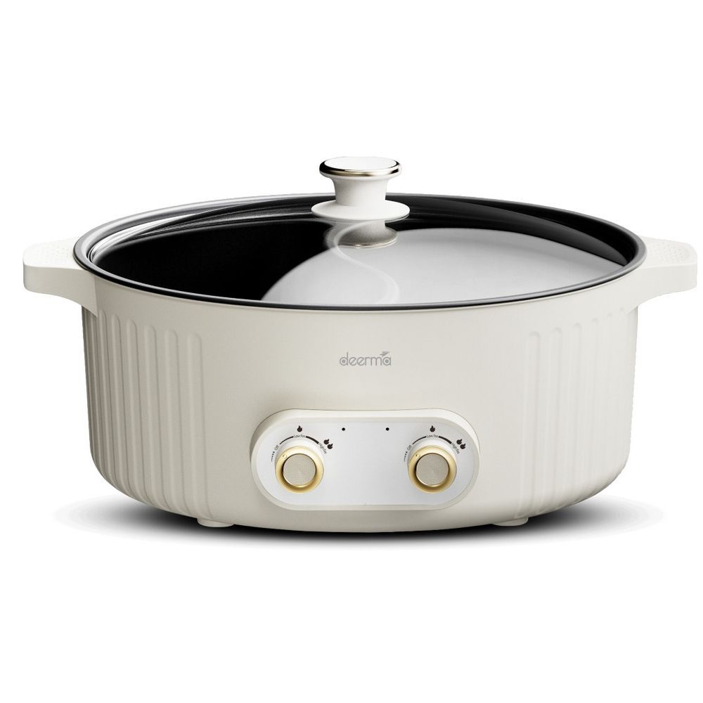 Deerma - Multifunctional Electric Pot Cooker - Beige - 6 L