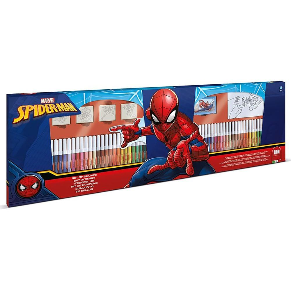 Multiprint - Spiderman Felt Tip Pens Set - 119 Pcs