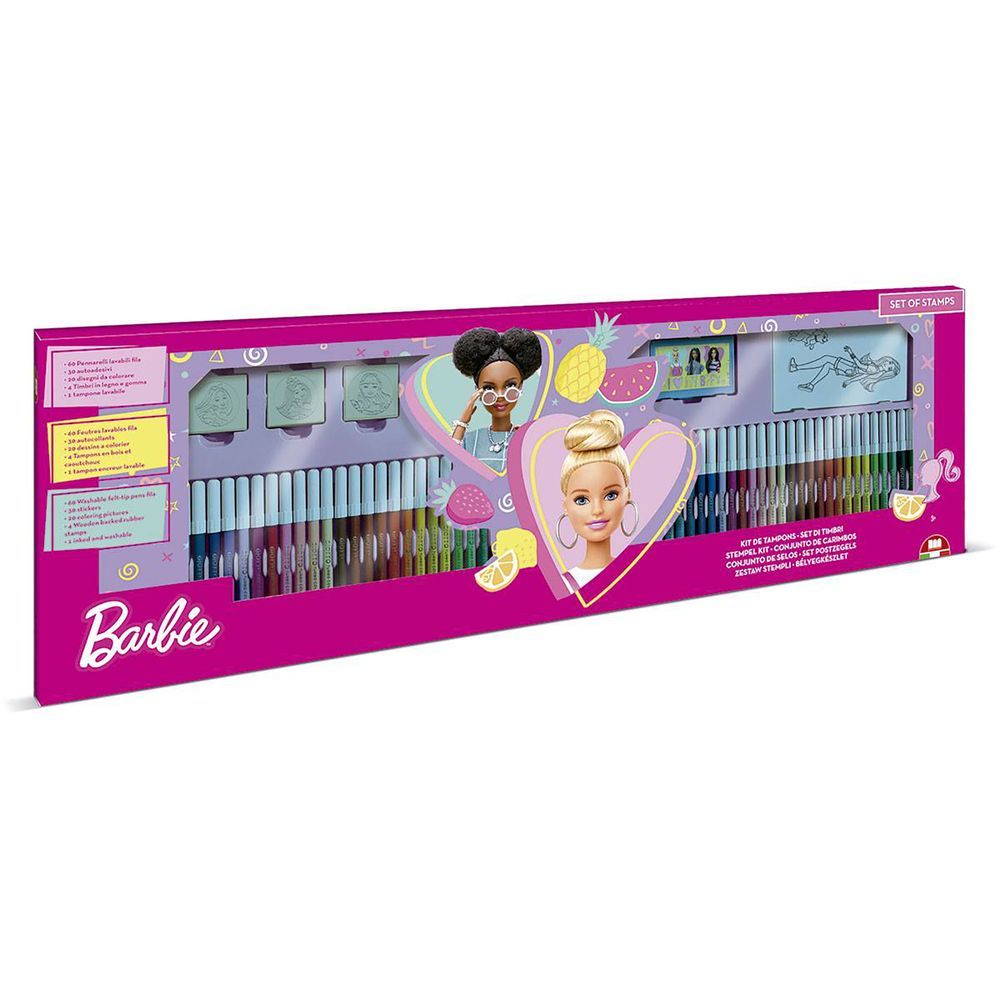 Multiprint - Barbie Felt Tip Pens Set - 119 Pcs