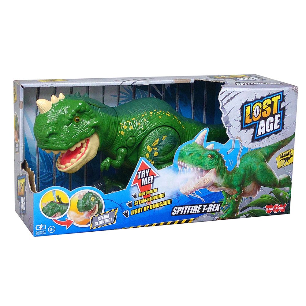 Happy Kids - Spitfire T-Rex Motorized And Light-Up Dinosaur Toy